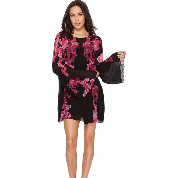 Free People Symphony Printed Slip Dress - Picture 8 of 8